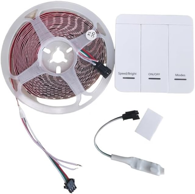 Striscia LED 600 indirizzabile 61W 24V 5m telecomando e effetti luce - ambraled