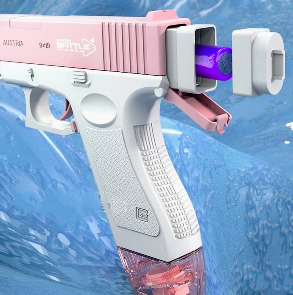 Pistola ad acqua ricaricabile elettrica a batteria – Doppio serbatoio
