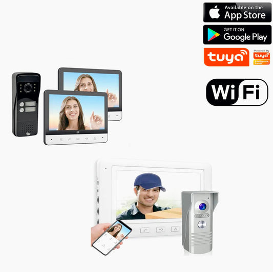 Videocitofono LCD 7” monofamiliare/bifamiliare – 6 fili con connettività App per smartphone