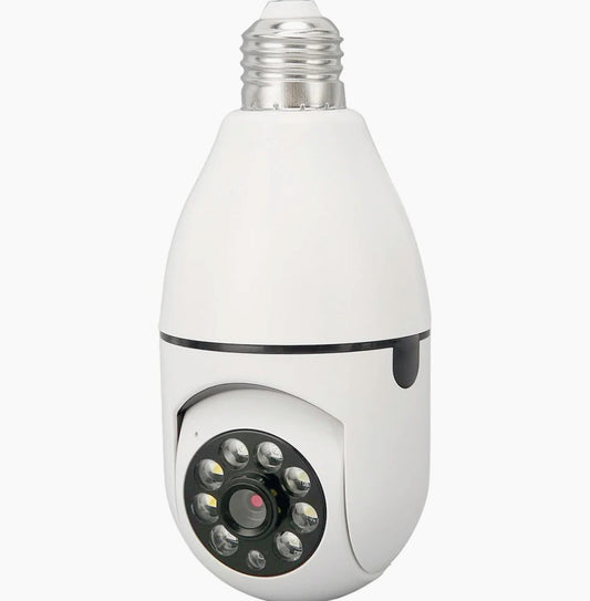 Telecamera IP a forma di lampadina E27 Wi-Fi 2.4 GHz – Lente 360° con App
