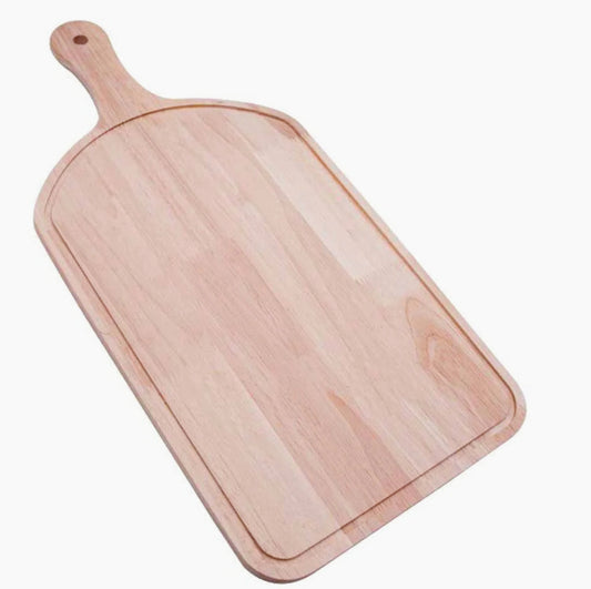Tagliere in legno 46x22,5 cm con manico – Perfetto per apertivi e antipasti