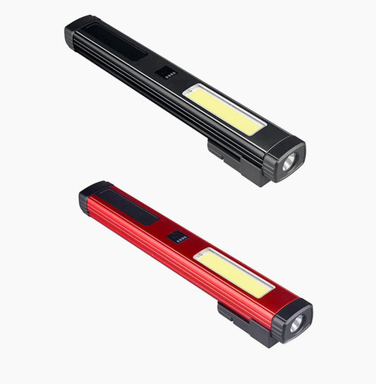Torcia LED 3in1 – Lampada da lavoro, 3 modalità luce, SOS, Power Bank
