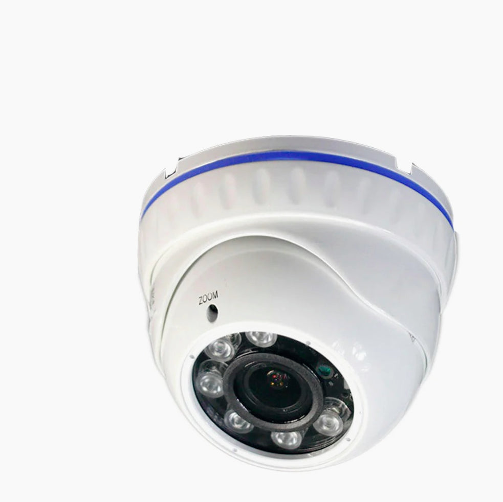 Telecamera dome AHD full HD 5MPX 2,8-12mm lente varifocale 6LED - Sorveglianza interna ad alta definizione