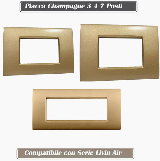 Cuscino divano champagne 3-7 posti, compatibile Living Air Cover