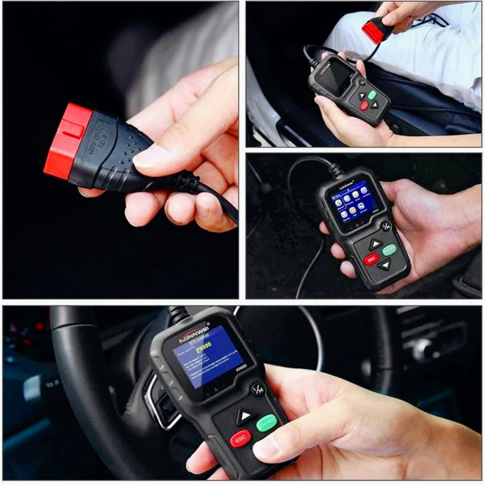 Tester digitale diagnostico per auto – Display, controllo centralina, guasti, batteria e sensore O2