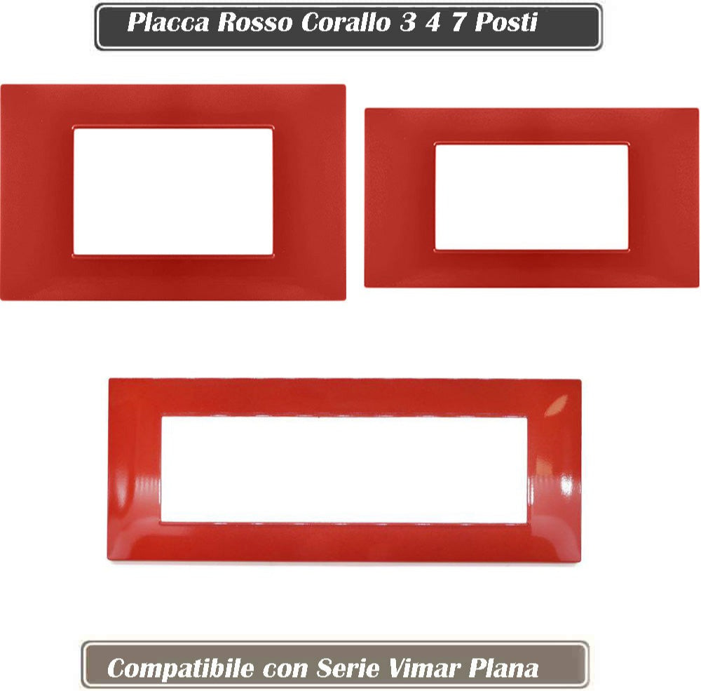 Cuscino divano corallo 3-4-7 posti, compatibile Vimar Plana