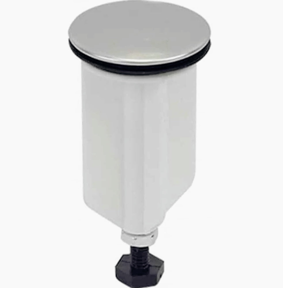 Tappo utile per riempire o rilasciare l'acqua. Ideale per lavandino. bidet. vasca Altezza regolabile. Diametro 40 mm