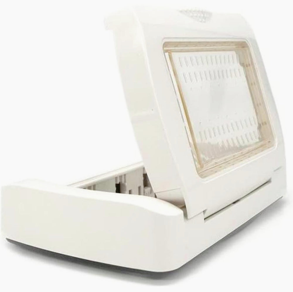 Placca idrobox IP55 3 posti con coperchio bianco, compatibile Vimar Plana