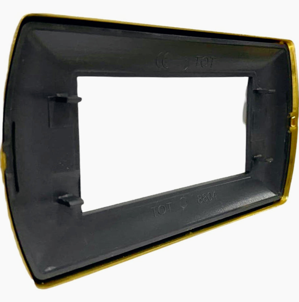 Placchetta Oro Lucido 3-7 Posti – Compatibile con Living International 503