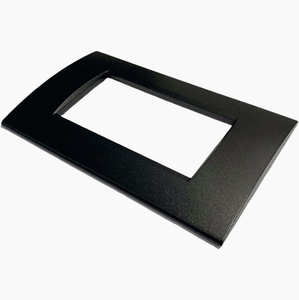 Placchetta Nera 3-7 Posti – Compatibile con Living Light Cassetta 503