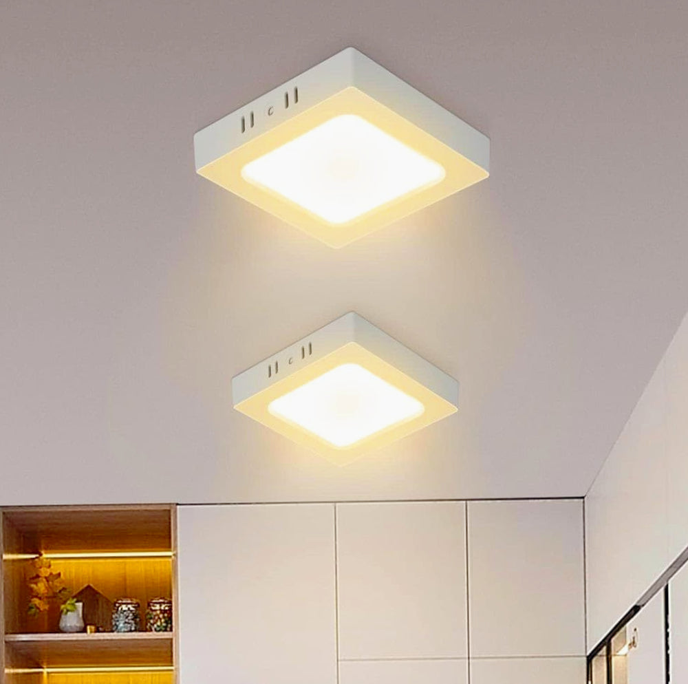 Plafoniera LED 12W CCT - 3 Colorazioni di Luce (6500K Fredda / 4000K Naturale / 3000K Calda)