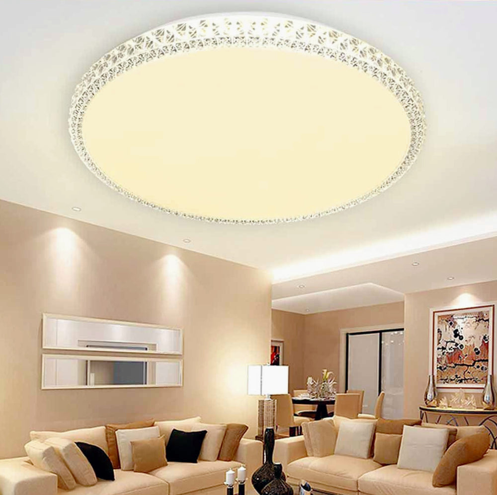 Plafoniera LED Dimmerabile 60W - CCT con 3 Colorazioni di Luce (6500K Fredda / 4000K Naturale / 3000K Calda)