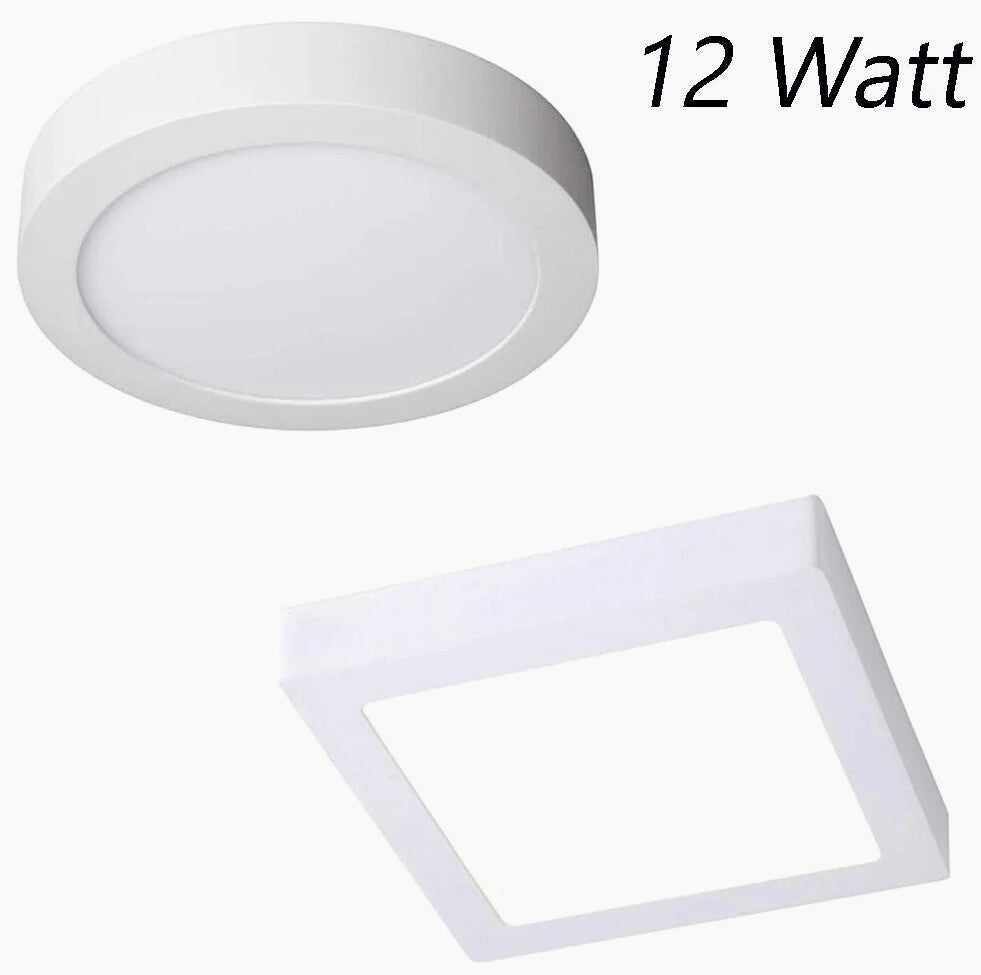 Plafoniera LED 12W CCT - 3 Colorazioni di Luce (6500K Fredda / 4000K Naturale / 3000K Calda)