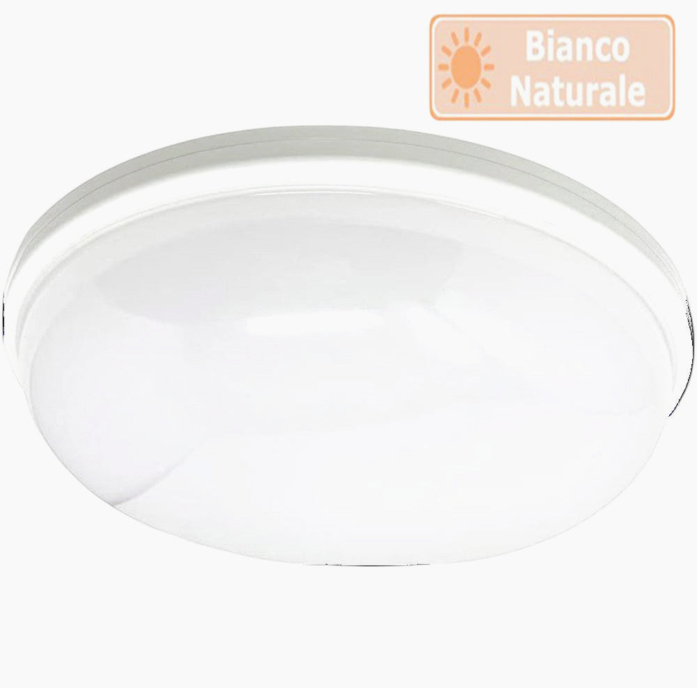 Plafoniera LED da Soffitto 24W - IP65, Luce Regolabile 6500K (Fredda) / 4000K (Naturale) / 3000K (Calda)