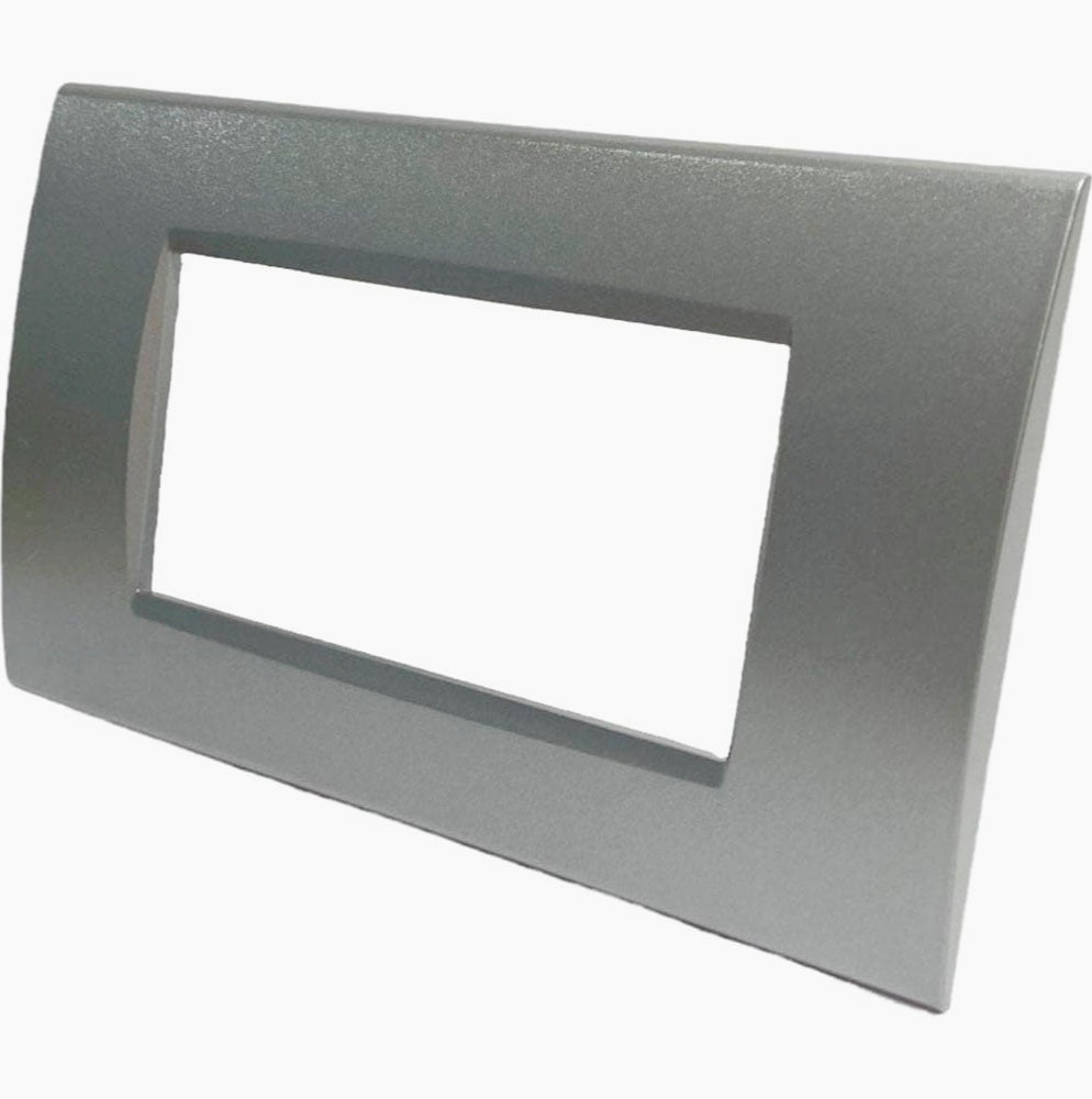 Placchetta Grigio Scuro 3-7 Posti – Compatibile con Living Light Cassetta 503