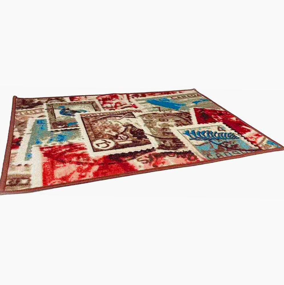 Tappeto moderno 67x115 cm con base antiscivolo - Vari colori per arredare con stile