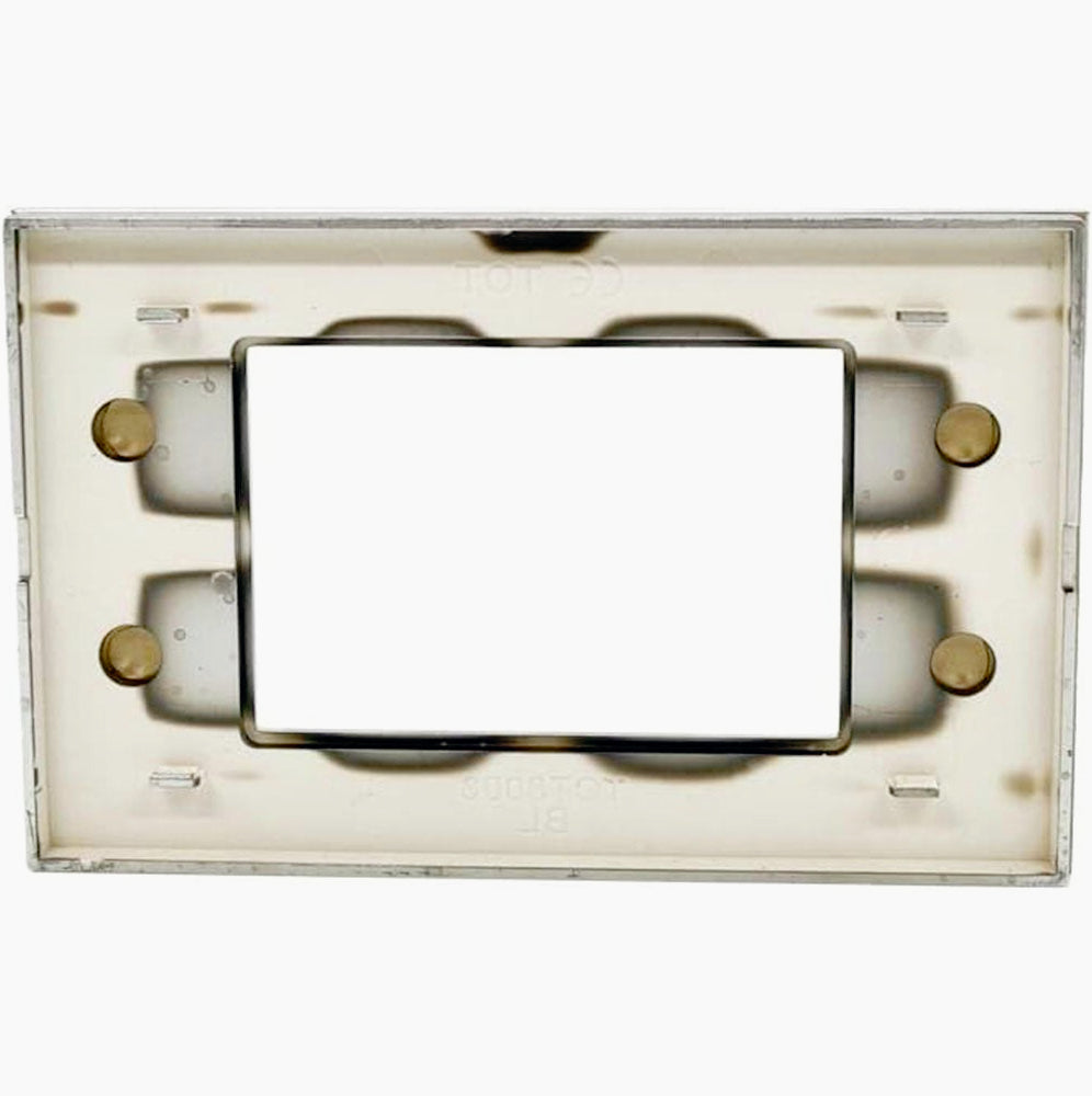 Placchetta in Vetro Champagne 3-7 Posti – Compatibile con Living Light Cassetta 503