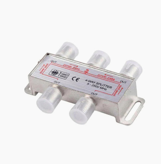 SDoppiatore antenna coassiale 4 uscite – Per segnale TV e satellite