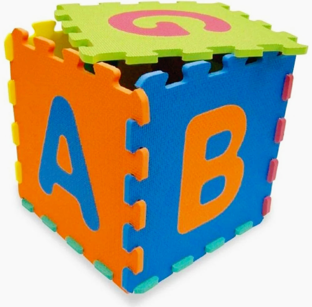 Tappeto puzzle 10 pezzi in schiuma antiurto lavabile - Gioco educativo e sicuro per bambini