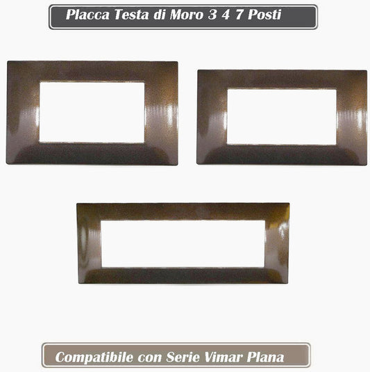 Cuscino divano testa di moro 3-4-7 posti, compatibile Vimar Plana