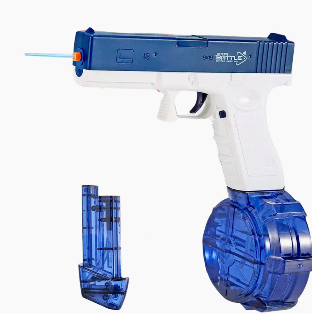 Pistola ad acqua ricaricabile elettrica a batteria – Doppio serbatoio