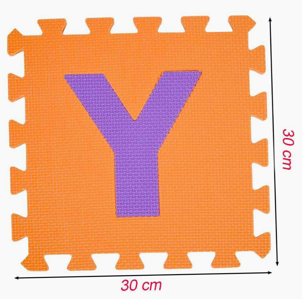 Tappeto puzzle 10 pezzi in schiuma antiurto lavabile - Gioco educativo e sicuro per bambini