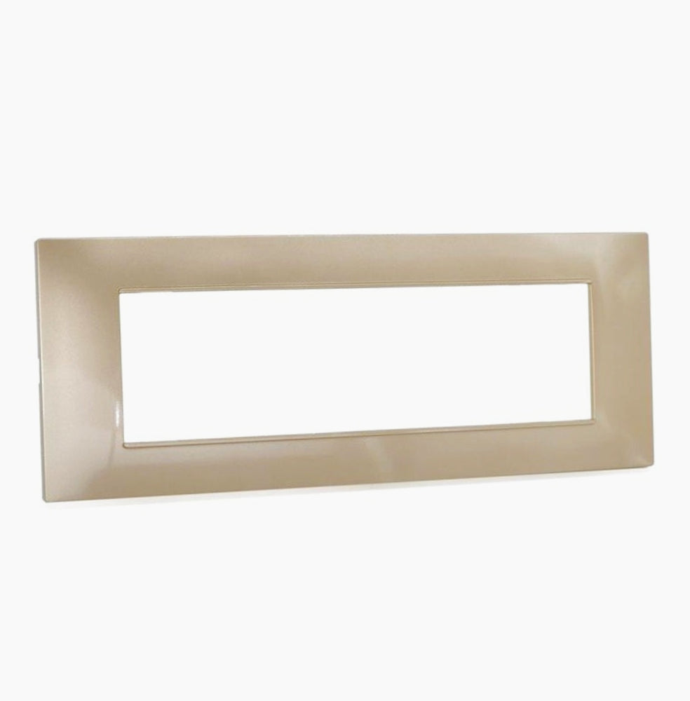 Cuscino divano oro satinato 3-4-7 posti, compatibile Vimar Plana
