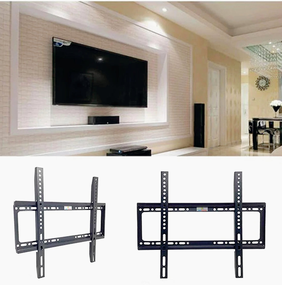 Staffa TV 40"-80" a parete fissa – Compatibile VESA 75x75 / 200x200 mm, montaggio solido