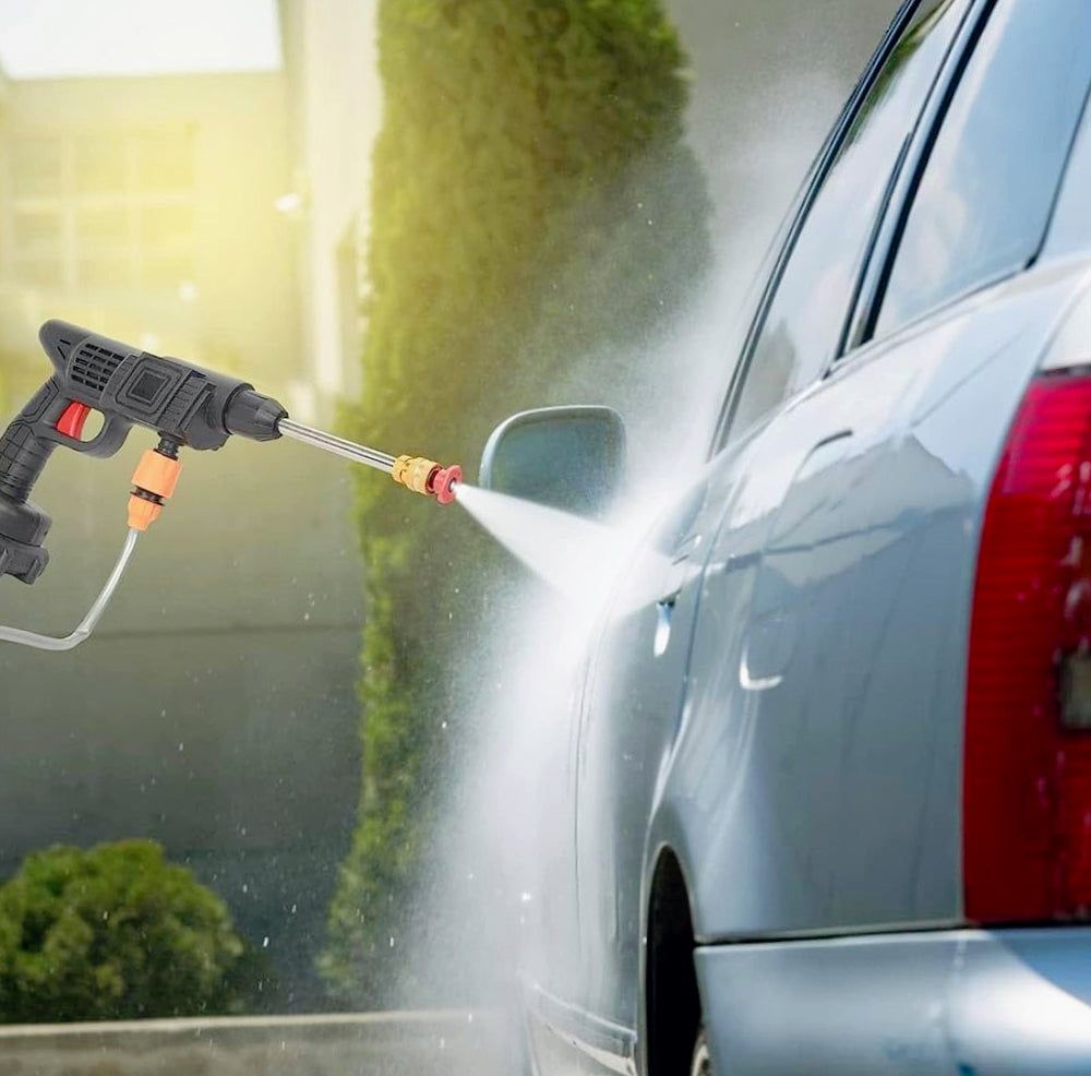 Pistola idropulitrice elettrica a 2 batterie 48V – Strumento per pulizia potente e professionale