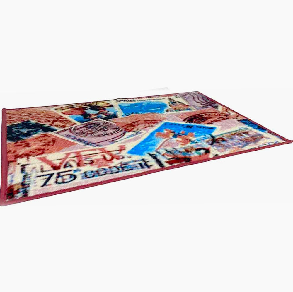 Tappeto moderno 57x80 cm con base antiscivolo - Disponibile in vari colori per ogni ambiente