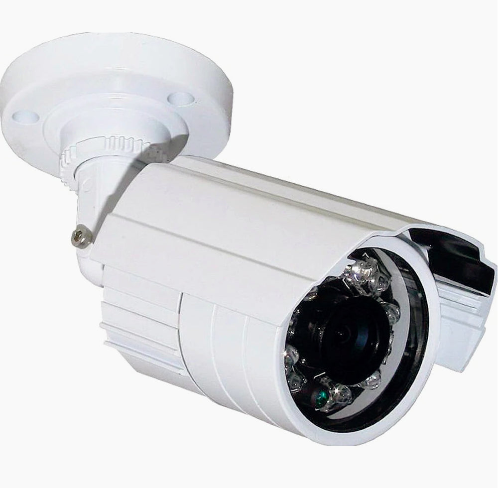 Telecamera CCD 420 TVL con 24 LED IR, lente 2,8mm e staffa - Sicurezza interna base