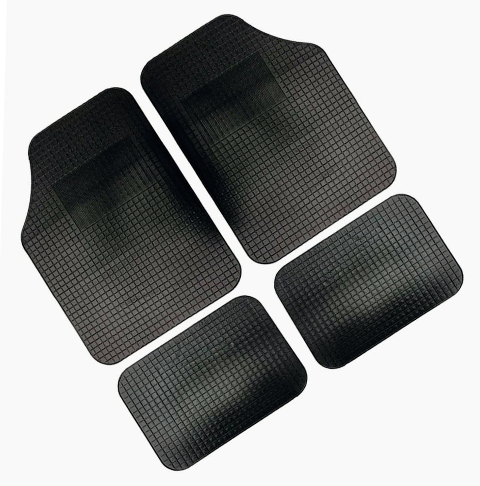 Tappetini auto universali 4 pezzi (anteriore/posteriore) antiscivolo - Protezione completa per l’abitacolo