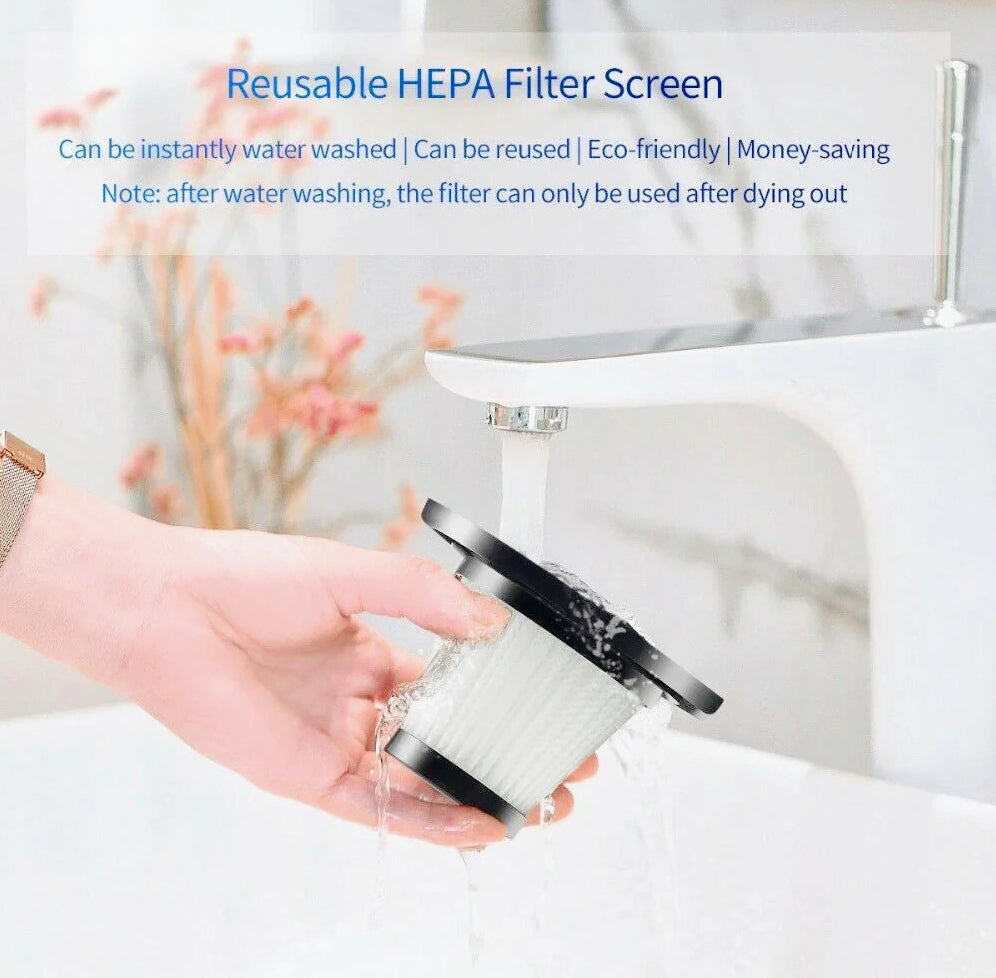 Aspirapolvere mini 2 in 1 – aspira/soffia USB ricaricabile - ambraled