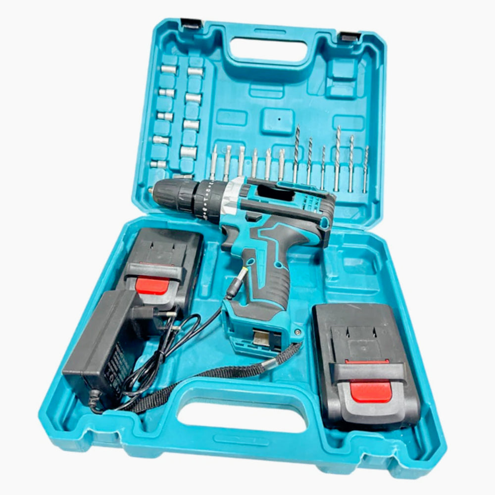 Trapano a motore brushless avvitatore 2 batterie 48V – Con 22 accessori professionali