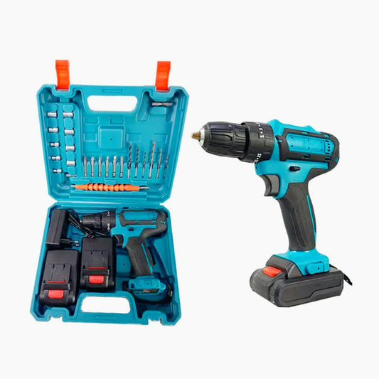 Trapano a motore brushless avvitatore 2 batterie 48V – Con 22 accessori professionali