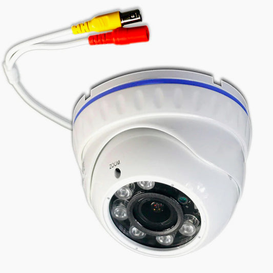 Telecamera dome AHD full HD 5MPX 2,8-12mm lente varifocale 6LED - Sorveglianza interna ad alta definizione