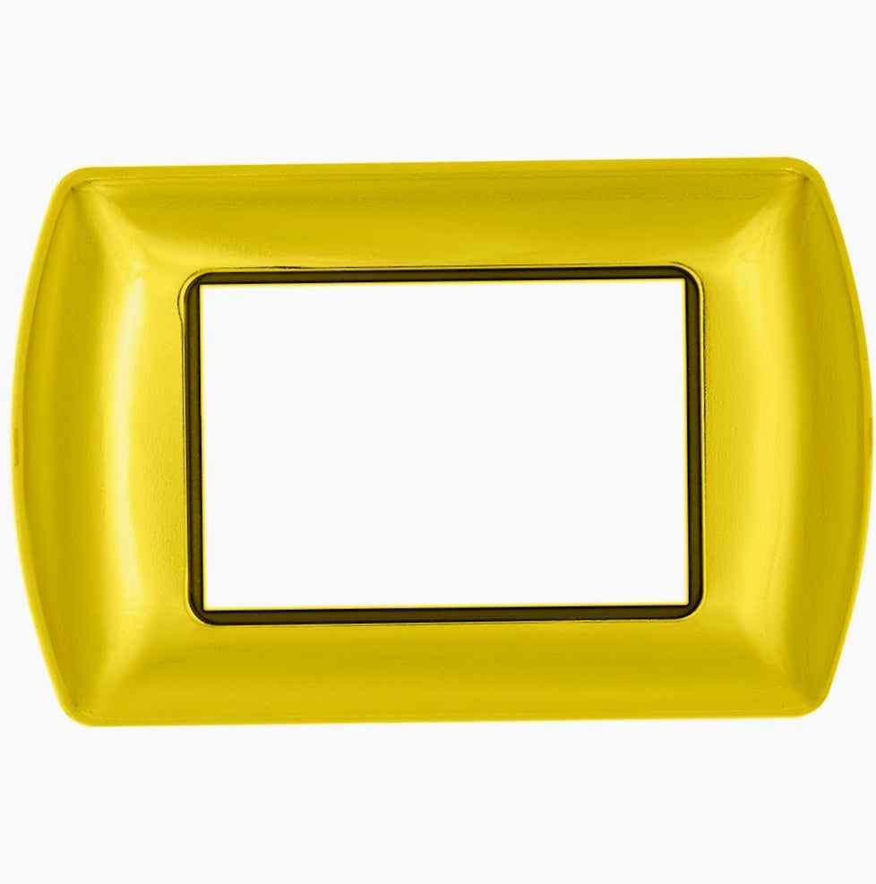 Placchetta Oro Lucido 3-7 Posti – Compatibile con Living International 503