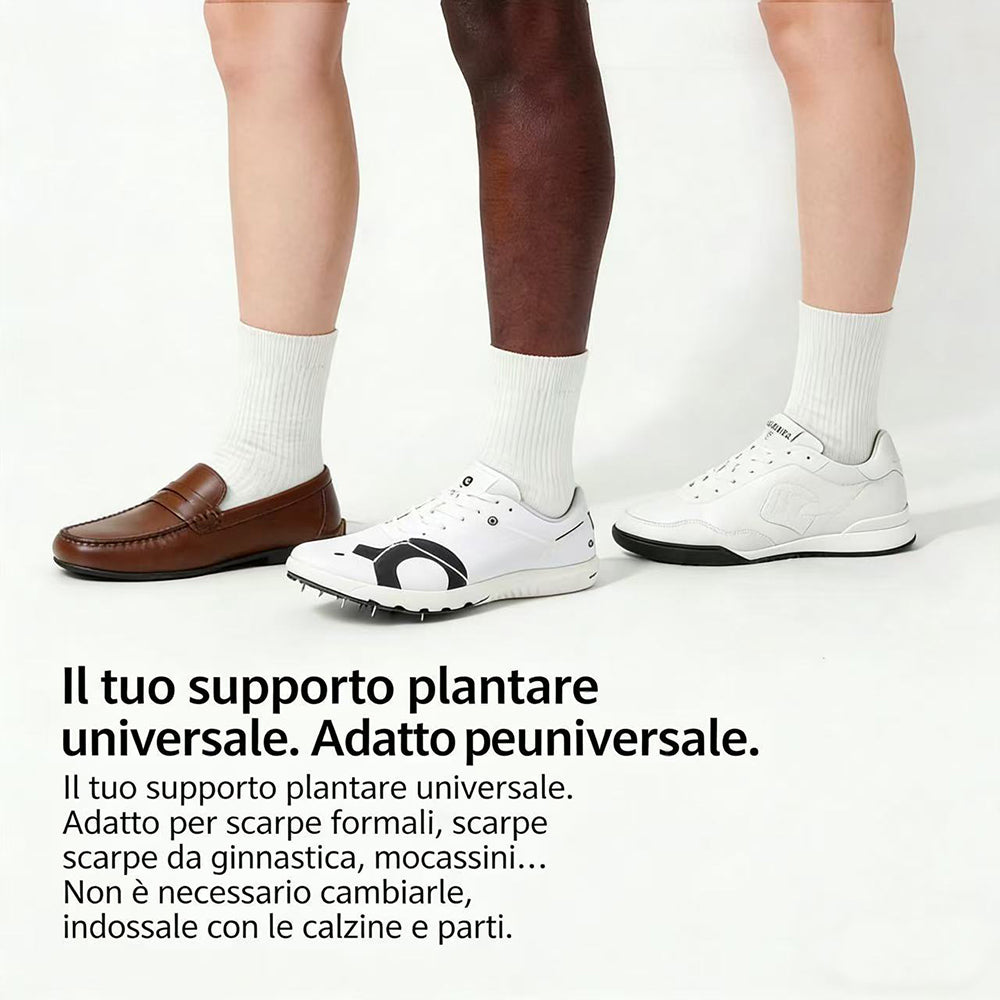 Calze Sportive con Supporto TPU - Plantare Integrato per Piede Piatto/Cavo, Trekking e Cammino - ambraled
