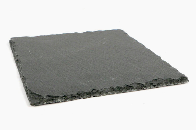 Vassoio da portata in ardesia quadrato 15x15 cm – Piatto e minimal per aperitivi e composizioni gourmet