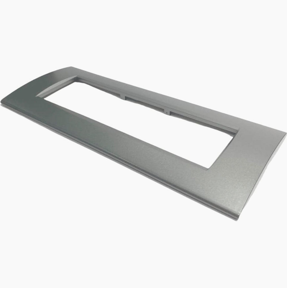 Placchetta Grigio Scuro 3-7 Posti – Compatibile con Living Light Cassetta 503