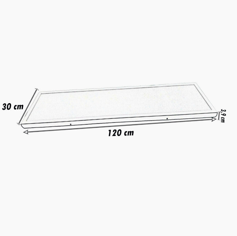 Plafoniera LED Pannello 120×30 cm – 40W, Tecnologia CCT con 3 Colorazioni di Luce (6500K / 4000K / 3000K)