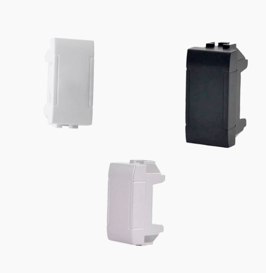 Tappi copriforo frutti compatibili con Living Light International Air - Protezione falso polo per supporti e placchette interruttori