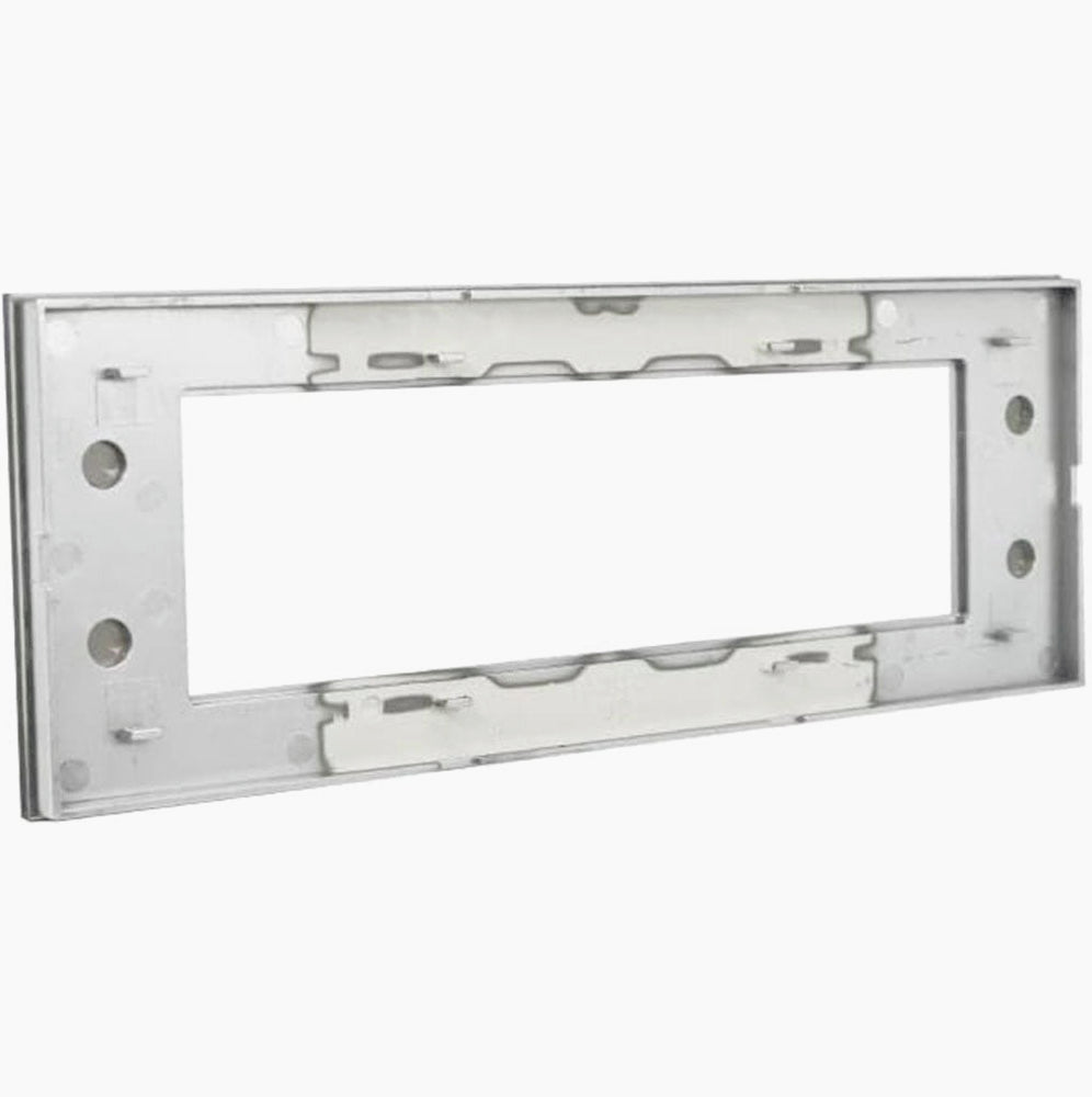 Placchetta in Vetro Bianco 3-7 Posti – Compatibile con Living Light Cassetta 503