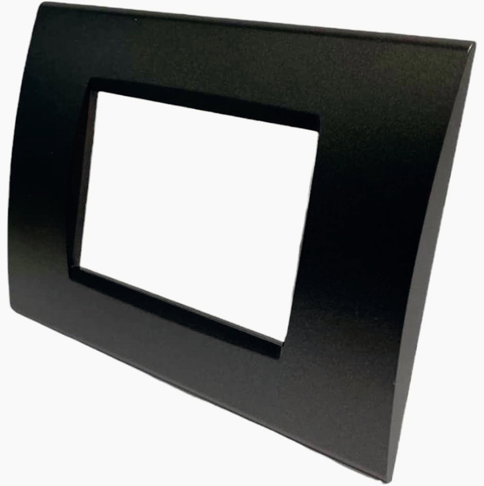Placchetta Nera 3-7 Posti – Compatibile con Living Light Cassetta 503