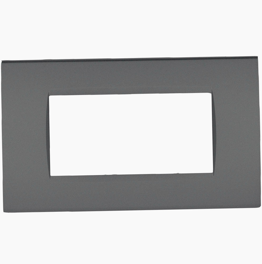 Placchetta Grigio Scuro 3-7 Posti – Compatibile con Living Light Cassetta 503