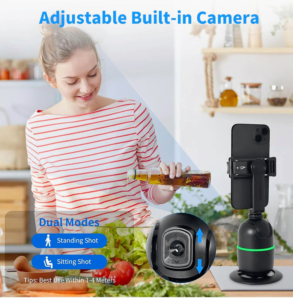 Stabilizzatore cardanico 3 assi per smartphone – Gimbal con sensore di movimento e rotazione 360°