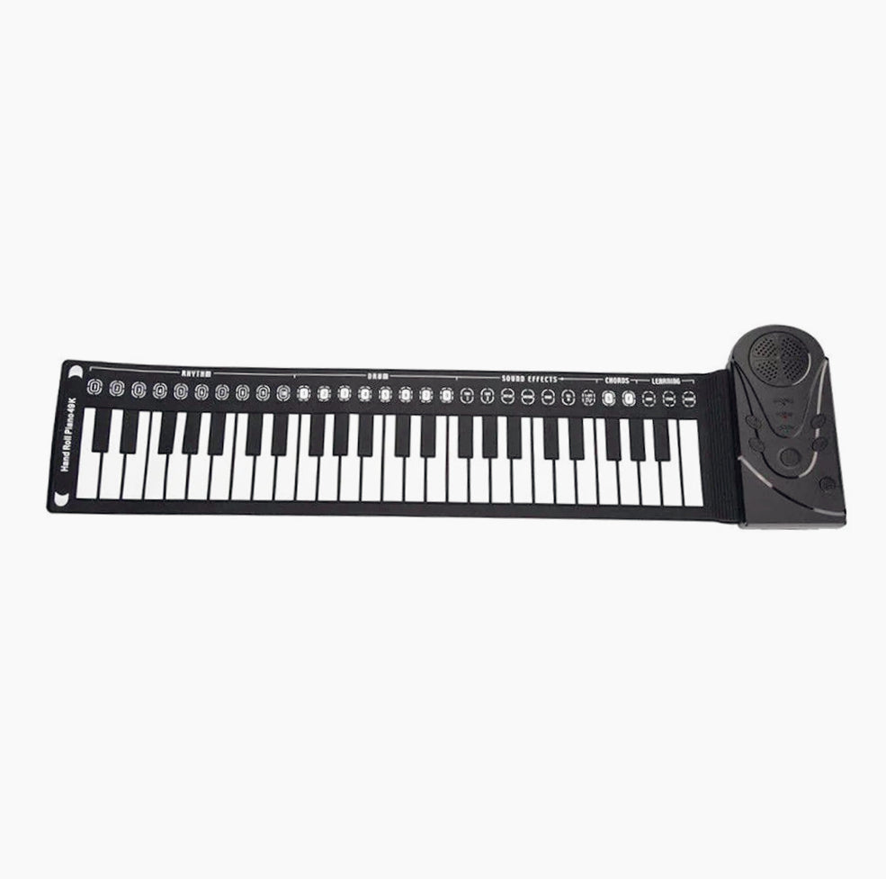 Tastiera musicale in silicone pieghevole 49 tasti con alimentazione USB - Portatile e pratica