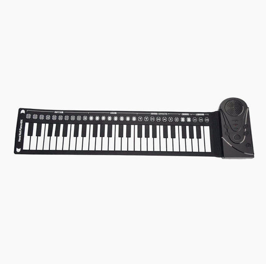 Tastiera musicale in silicone pieghevole 49 tasti con alimentazione USB - Portatile e pratica