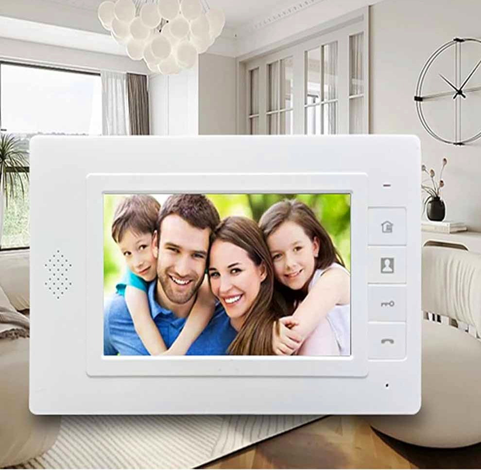 Videocitofono 7” LCD monofamiliare con pulsantiera infrarossi