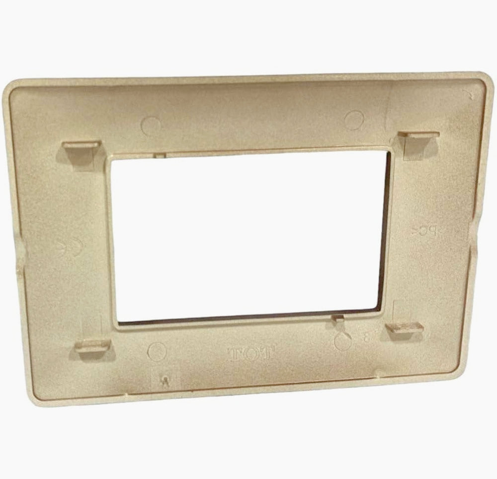 Placchetta per Lampadine 3, 4, 6 Posti – Finitura Bronzo, Compatibile con Cover Matrix